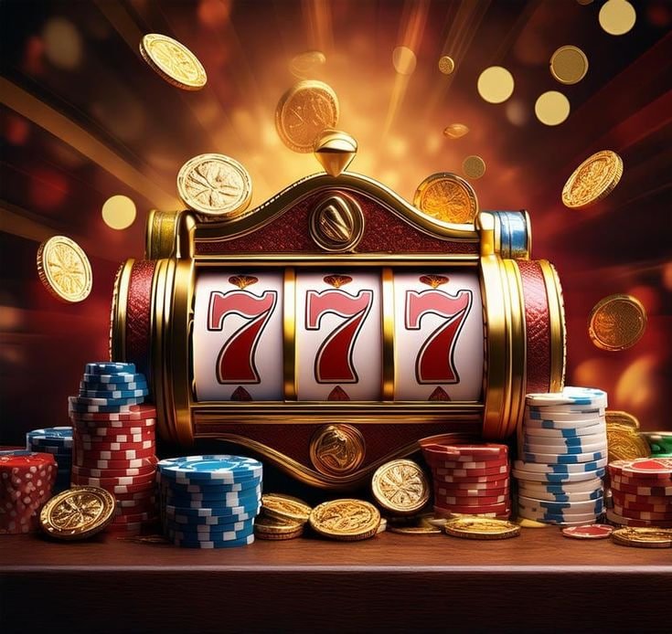 Tampilan permainan Golden Toad di platform dana slot77 dengan lima gulungan dan simbol emas