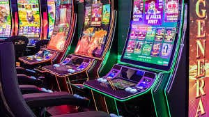 Layar permainan multipilihan dengan kategori sportsbook, live dealer, dan slot